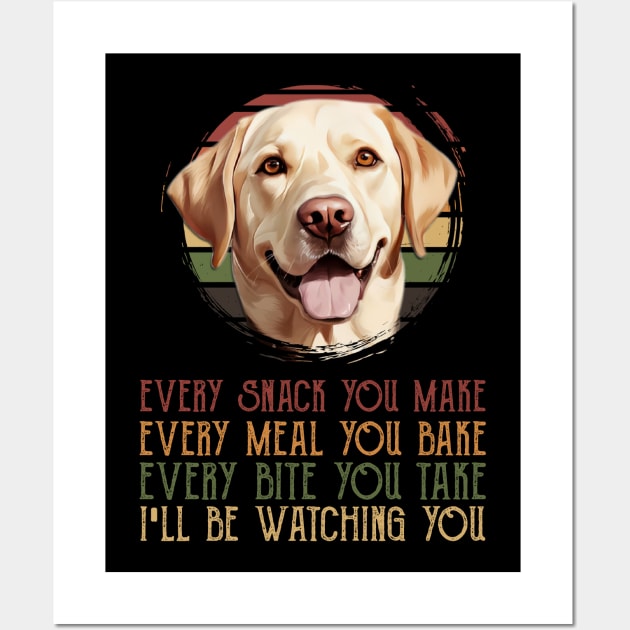 Labrador Allure T-Shirts That Showcase Every Meal You Bake of Labradors Wall Art by Crazy Frog GREEN